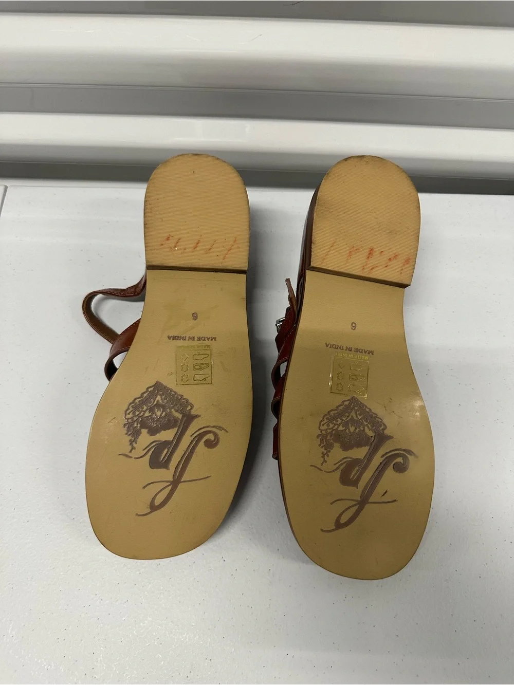 Free People Fisherman Sandals in Cognac